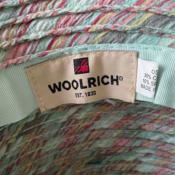 WOOLRICH Multicolor Cotton Bucket Hat Sun Hat display picture 1